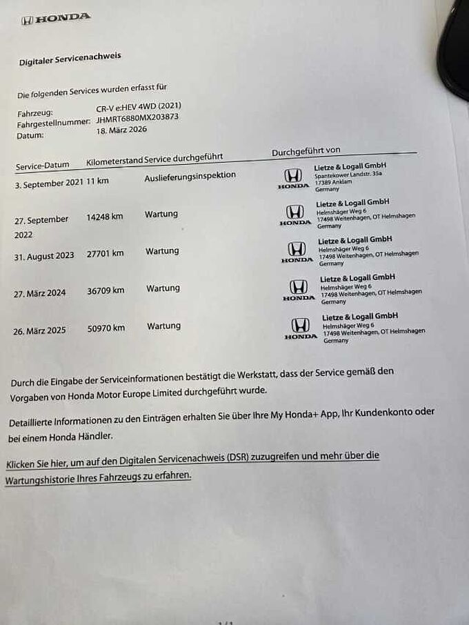 Honda CR-V Hybrid 2.0 i-MMD 4WD Executive