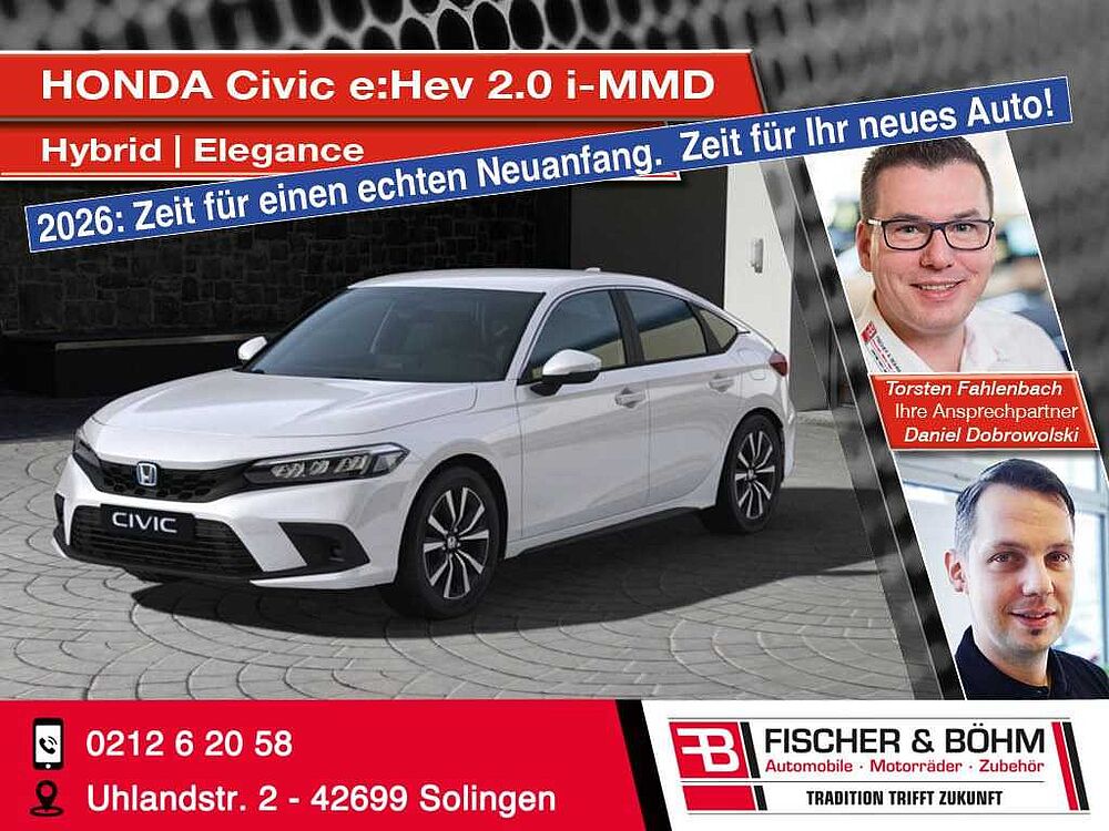 Honda Civic e: HEV 2.0 i-MMD Hybrid Elegance