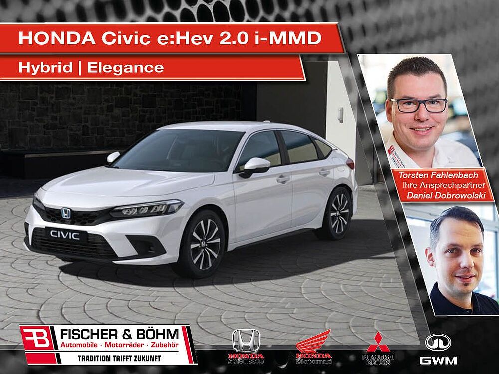 Honda Civic e: HEV 2.0 i-MMD Hybrid Elegance