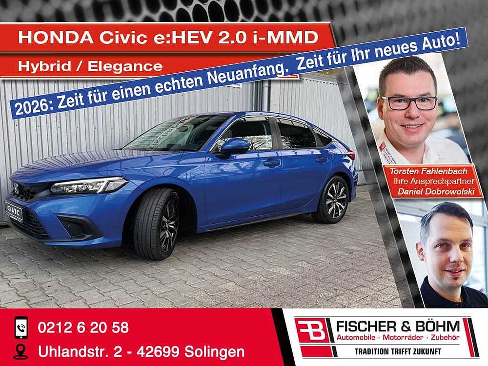 Honda Civic e: HEV 2.0 i-MMD Hybrid Elegance