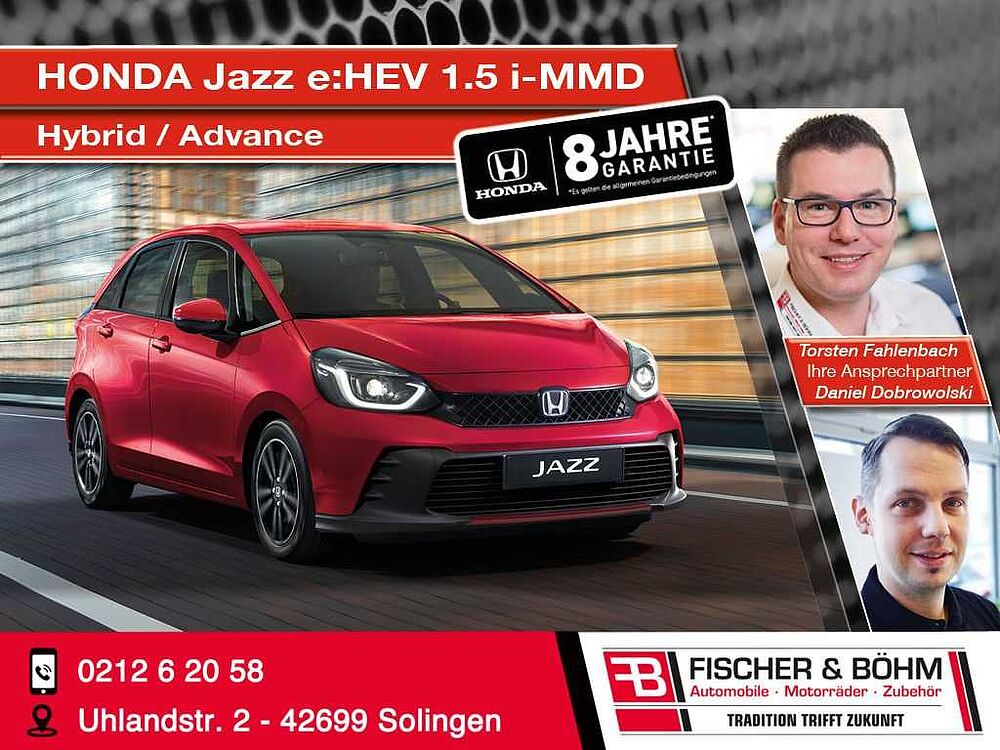 Honda Jazz e: HEV 1.5 i-MMD Hybrid Advance