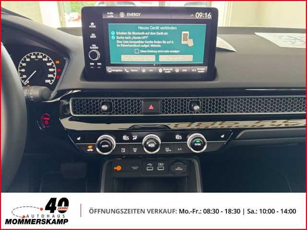 Honda Civic Hybrid e: HEV Sport LED+Navi+Keyless+ACC+Rückfahrkam. +Fernlichtass. +PDCv+h