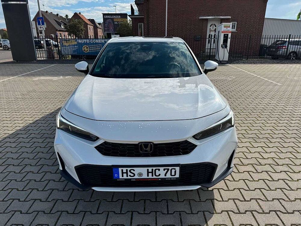 Honda Civic e: HEV Advance Black-Emblem Einstiegsbel.