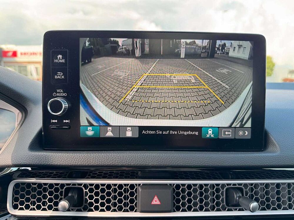 Honda Civic e: HEV Advance Black-Emblem Einstiegsbel.