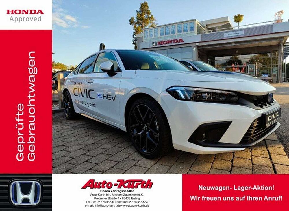 Honda Civic e: HEV 2.0 i-MMD Hybrid Advance - Leder-Navi-SHD