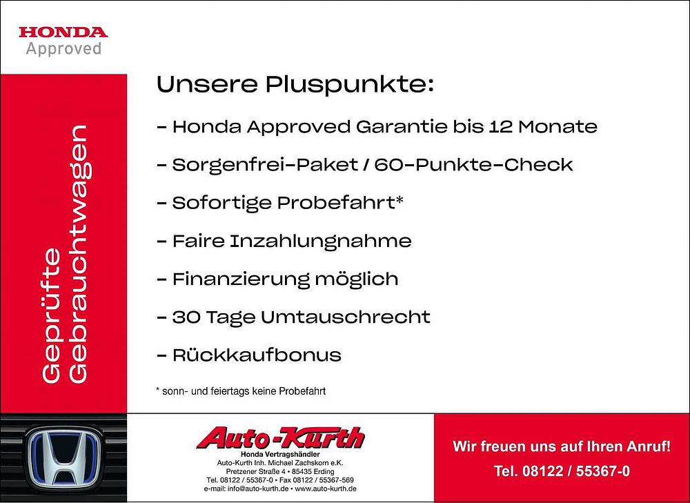 Honda Jazz Jazz e: HEV 1.5 i-MMD Hybrid Advance -NAV-Facelift!