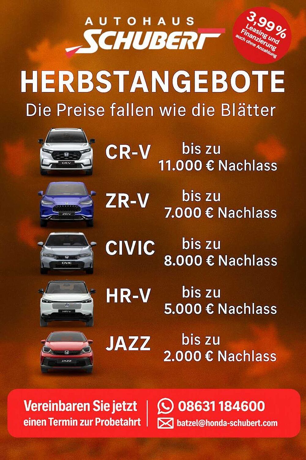 Honda CR-V 2.0Hybrid e: PHEV Advance-T *Sonderangebot*